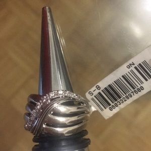 Sterling silver ring.